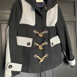 Thread and Supply Women’s Hooded Toogle Wool Overcoat